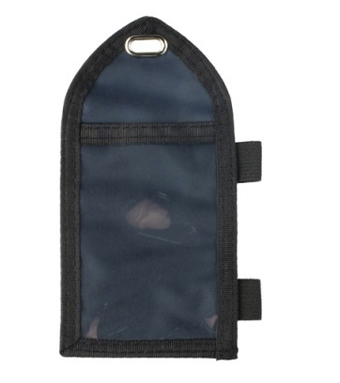 BRADY PEOPLE ID, CREDENTIAL, VINYL WALLET, SLOTTED, 2 POCKET, BLACK, SOLD IN PACKS OF 25, PRICED PER PACK